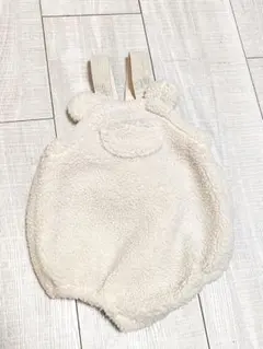 apres les cours もこもこくまサロペット 80