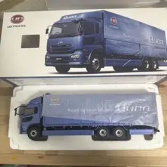 UDトラックスクオン クオン中底床重量物運搬トレーラーセット　　1/43 UDトラックスクオン クオン中底床重量物運搬トレーラーセット 1/43