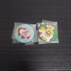 カービィとデデデ大王 刺繍バッジ 2個セット