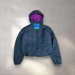 Columbia hooded puffer jacket tech y2k