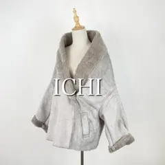 ichi エコムートン ジャケット ハーフコート イチ