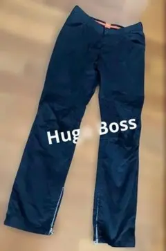 HUGO BOSS ジッパー付き　ゴルフパンツ ブラック メンズ 黒　44のサムネイル