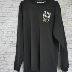 IN THE PAINT 　バスケ　長袖Tシャツ　 ブラック Ｌのサムネイル