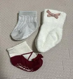 petit main ベビー靴下 3足セット