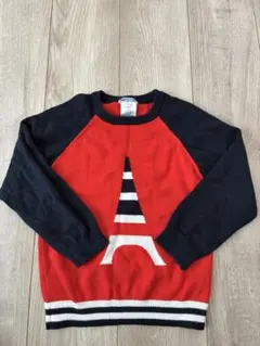 jacadi エッフェル塔デザイン セーター 116cm