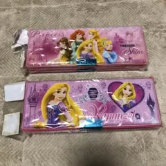 新品未開封/プリンセス/ラプンゼル/ペンケース/(2個セット)ピンク/ディズニ