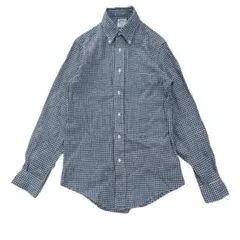 Brooks Brothers ギンガムチェック リネン100% 長袖 XS