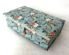 ファブリックティッシュBOX#93ソーイングBOXやマスク入れなどに