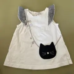 any FAM 猫ポケットTシャツ 90サイズのサムネイル