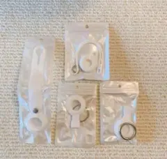 【4つ】TeTeBak Apple AirTag2021用 シリコン保護