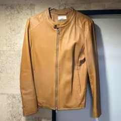 Lui's シングルライダース レザージャケット キャメル ラムのサムネイル