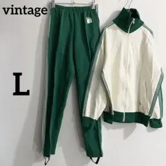 80s ヒットユニオン トラックジャケット パンツ 上下セット M レトロ
