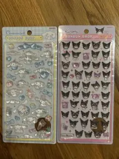 【正規品】サンリオ クロミ ボンボンドロップシール ミニ　2枚セット