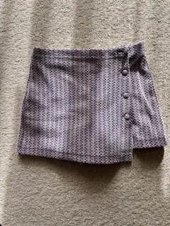ほぼ未使用⭐︎ZARA Kids⭐︎ショートパンツ型ラップスカート⭐︎120cm