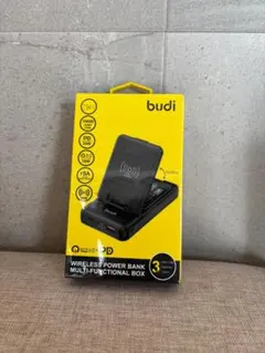 budi モバイルバッテリー 10000mAh Qi対応　未使用　未開封