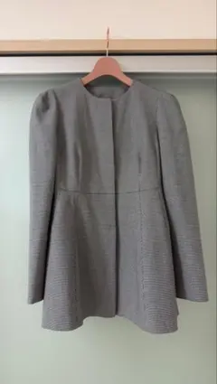 CELFORD ノーカラージャケット グレー 2026年最新】CELFORD カラー：グレイ系 レディース ノーカラー