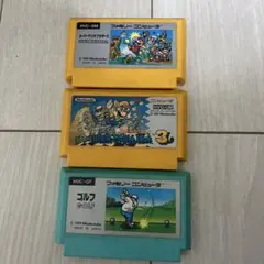 ファミコンソフト　セットスーパーマリオブラザーズ等