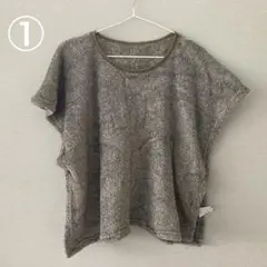 ふわもこ ケープ ルームウェア ブラウン ボタン付き ①