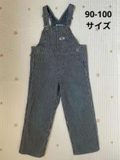 DOUBLE.B ストライプオーバーオール L90-100cm