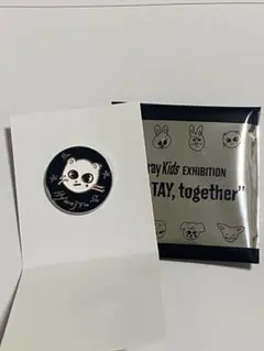 スキズ　EXHIBITION 展示会　ピンバッジ　ジニレット　ヒョンジン