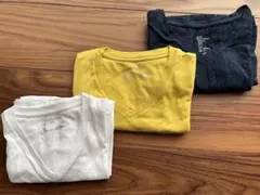 Tシャツ　Vネック　S   3点セット