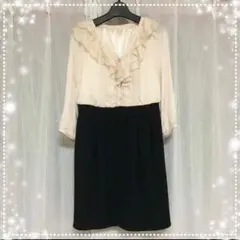 超美品＊キレイめドッキングワンピ