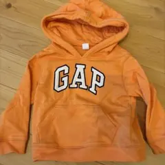 GAP オレンジ フード付きパーカー 3歳　100cm