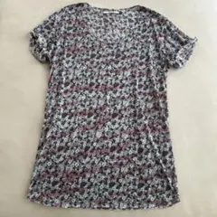 CORTESWORKS 花柄 半袖 カットソー　Tシャツ　ゆったりのサムネイル