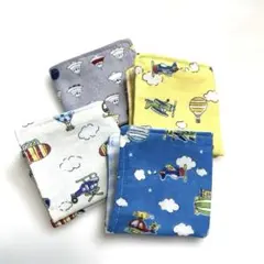 4重ガーゼハーフハンカチ4枚セット(4)