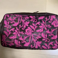 花柄サテンランジェリーケース