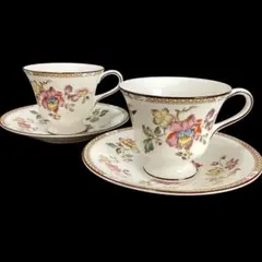 WEDGWOOD ウェッジウッド W595 ティーカップ・ソーサーセット - メルカリ