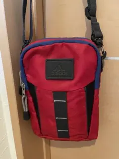 adidas レッド ブルー ショルダーバッグ