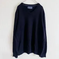 オススメ⭐️ Vネックセーター 【L】 セーター トップス ブラック レディース