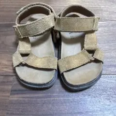 ブラウン スエード サンダル