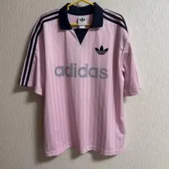 adidas アディダス 半袖 ピンク ポロシャツ Mサイズ ゴーリートップスのサムネイル