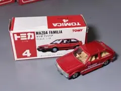 トミカ　マツダファミリア　ギフトセット単品　日本製 ミニカーショップ ケンボックス トミカ 赤箱(日本製)☆4-5-2