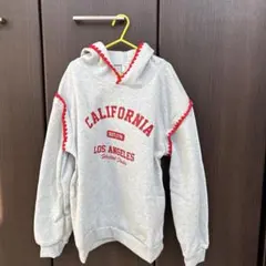 SHEIN カリフォルニア ロゴ パーカー 12Y グレー