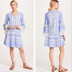 ☆Zimmermann のpeggy刺繍リネンドレスLinen Dress - メルカリ