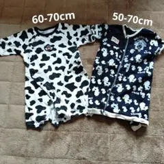 ロンパース 2点セット まとめ売り 女の子 男の子50-70