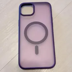 iPhone14plus magsafe パープル スマホケース