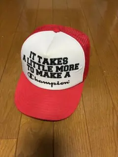 Champion メッシュキャップ レッド