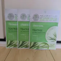 メディヒール ティーツリーカーミングエッセンスパッド(10P)　３袋セット