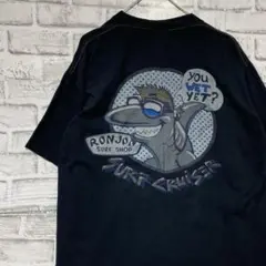 USA製90sヴィンテージTシャツ！シングルステッチ　ブラック半袖古着L725