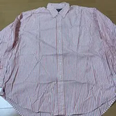 BIG SHIRT ralph lauren オレンジ 白 ストライプ