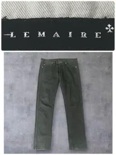 90s アーカイブ　初期　LEMAIRE ブラック　デニム　クローバーのサムネイル
