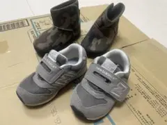 ニューバランス 996 スニーカー 灰色 14cm 迷彩ブーツ 13cm ベビー