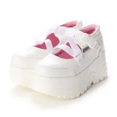 厚底スニーカー ストラップシューズ