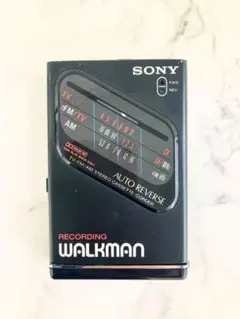 整備済み動作美品 WM-F203 カセットウォークマン　ポータブルプレイヤー SONY WM-F203 TV/FM/AMステレオカセットレコーダー ウォークマン