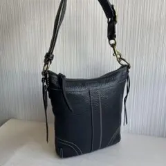 COACH コーチ　2way ショルダーバッグ　本革　ブラック