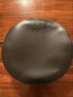 TIDEWAY タイドウェイ ラウンドショルダーバッグ 丸型 レザー ブラック